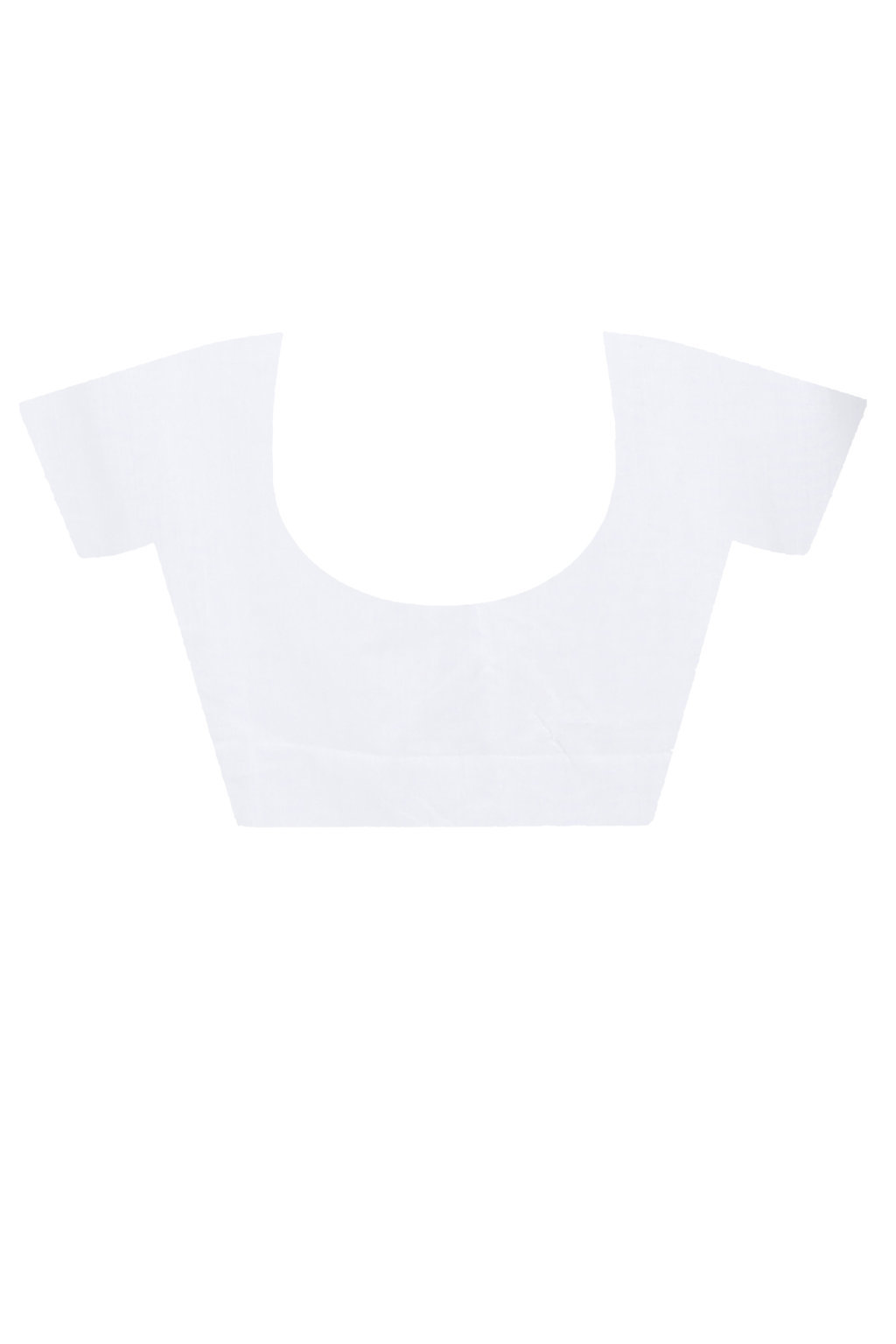 White Pure Cotton Tika Applique Saree (1245)